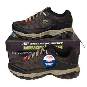 Skechers Men's Brown and Tan Trail Sneakers